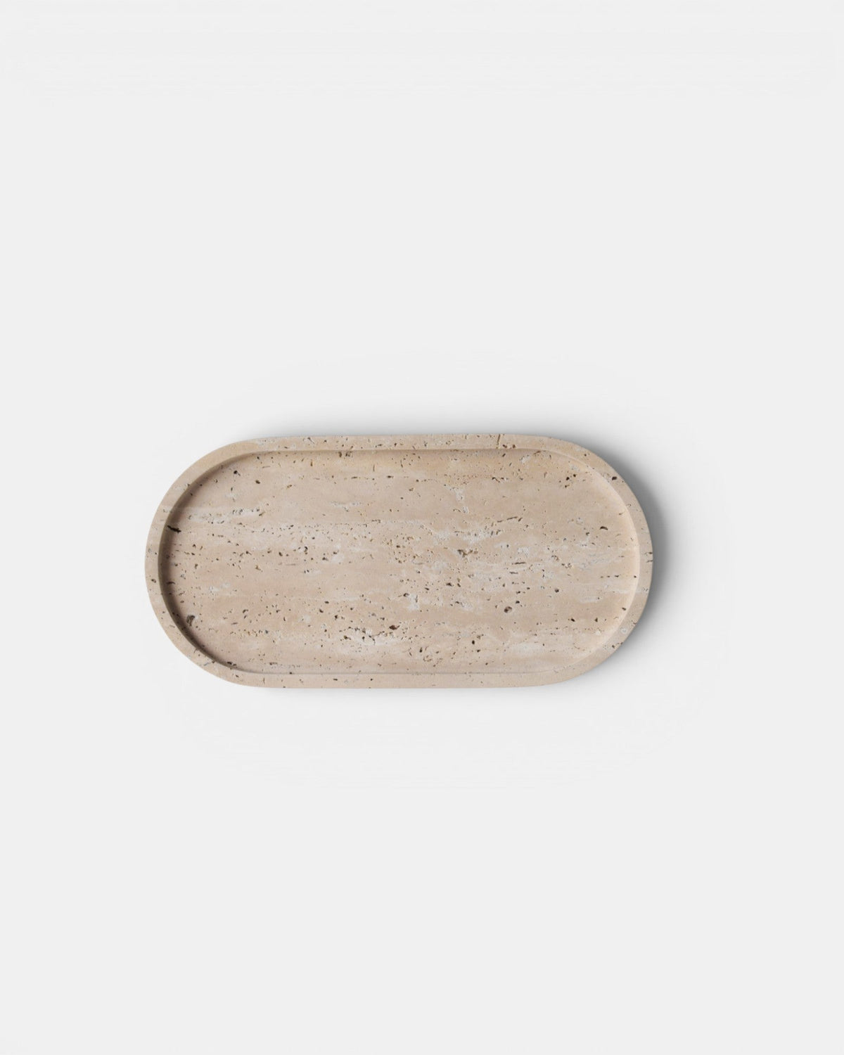Sanne Travertine Tray – Oval