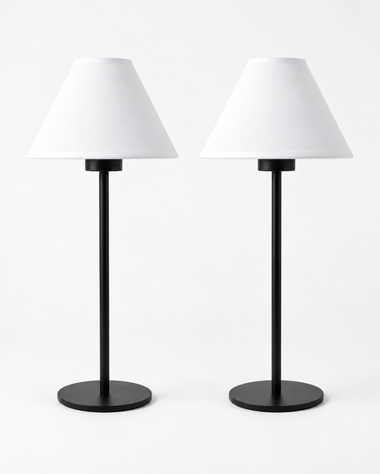Maeve Portable Lamp – Classic Empire Shade, Set of 2