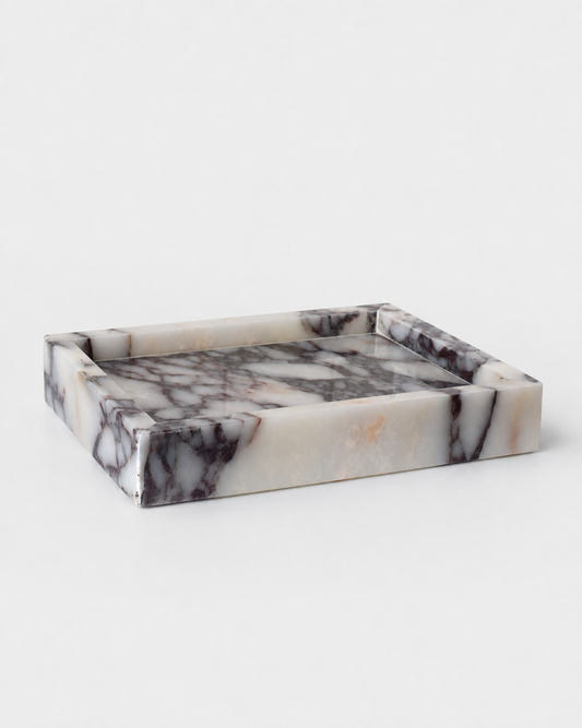 Romy Marble Tray – Plinth, Viola