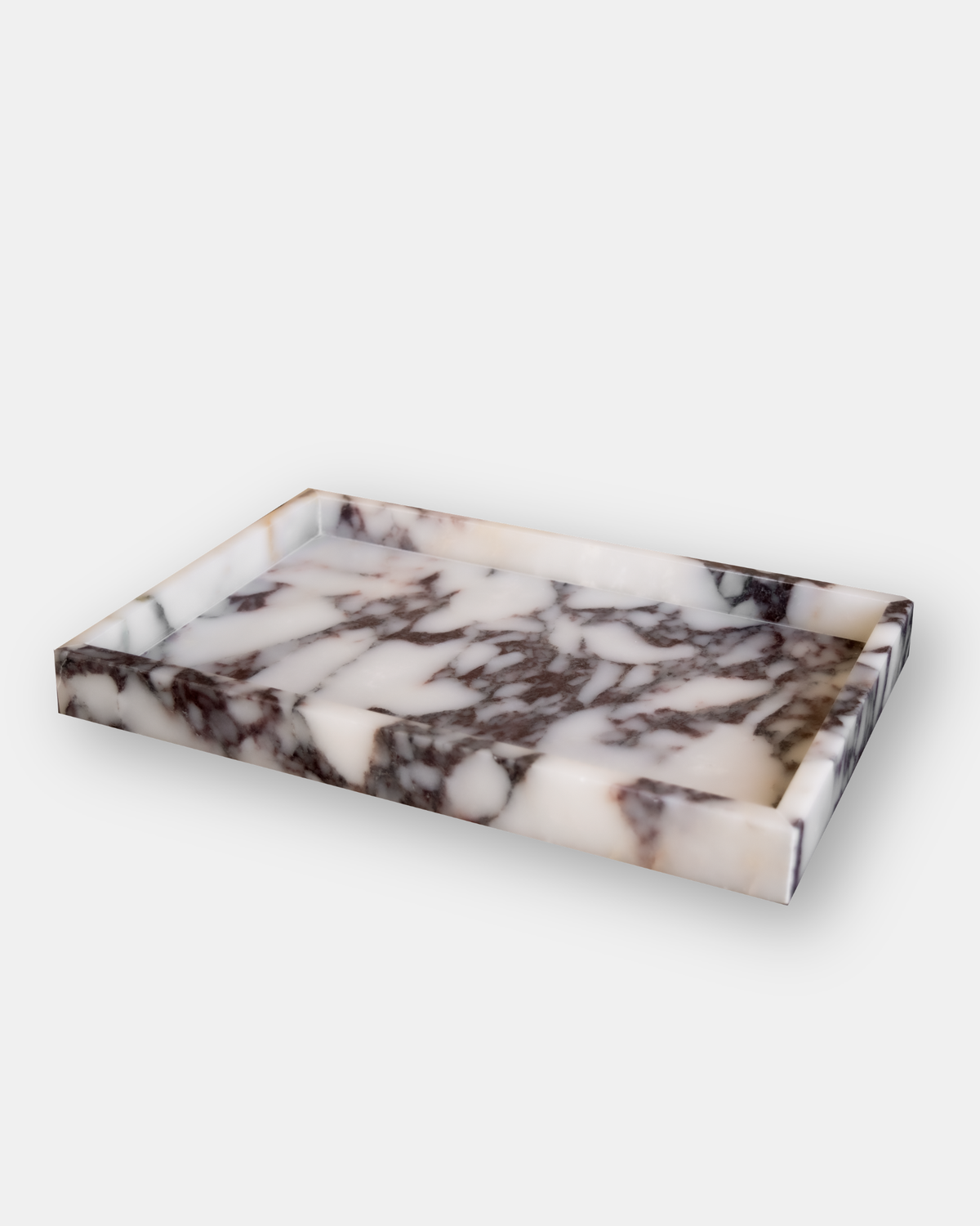 Noor Marble Tray – Rectangle, Viola