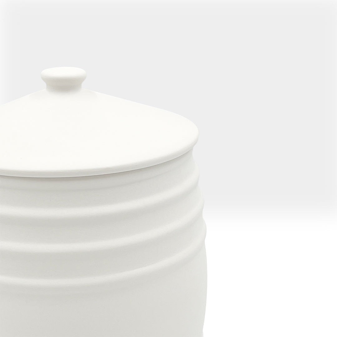 Colette Ceramic Canister – Large, White