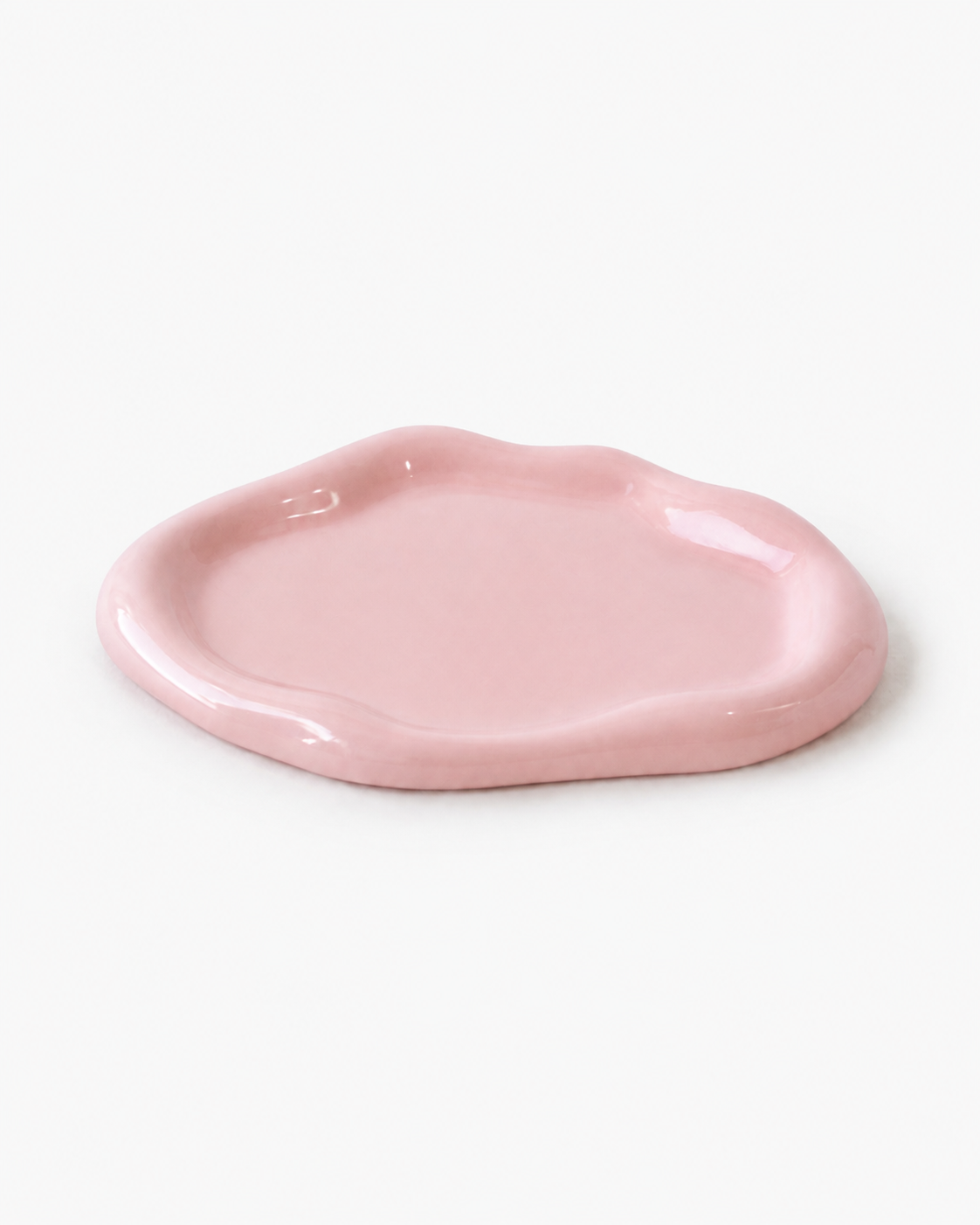 Fleur Ceramic Tray – Small, Pink